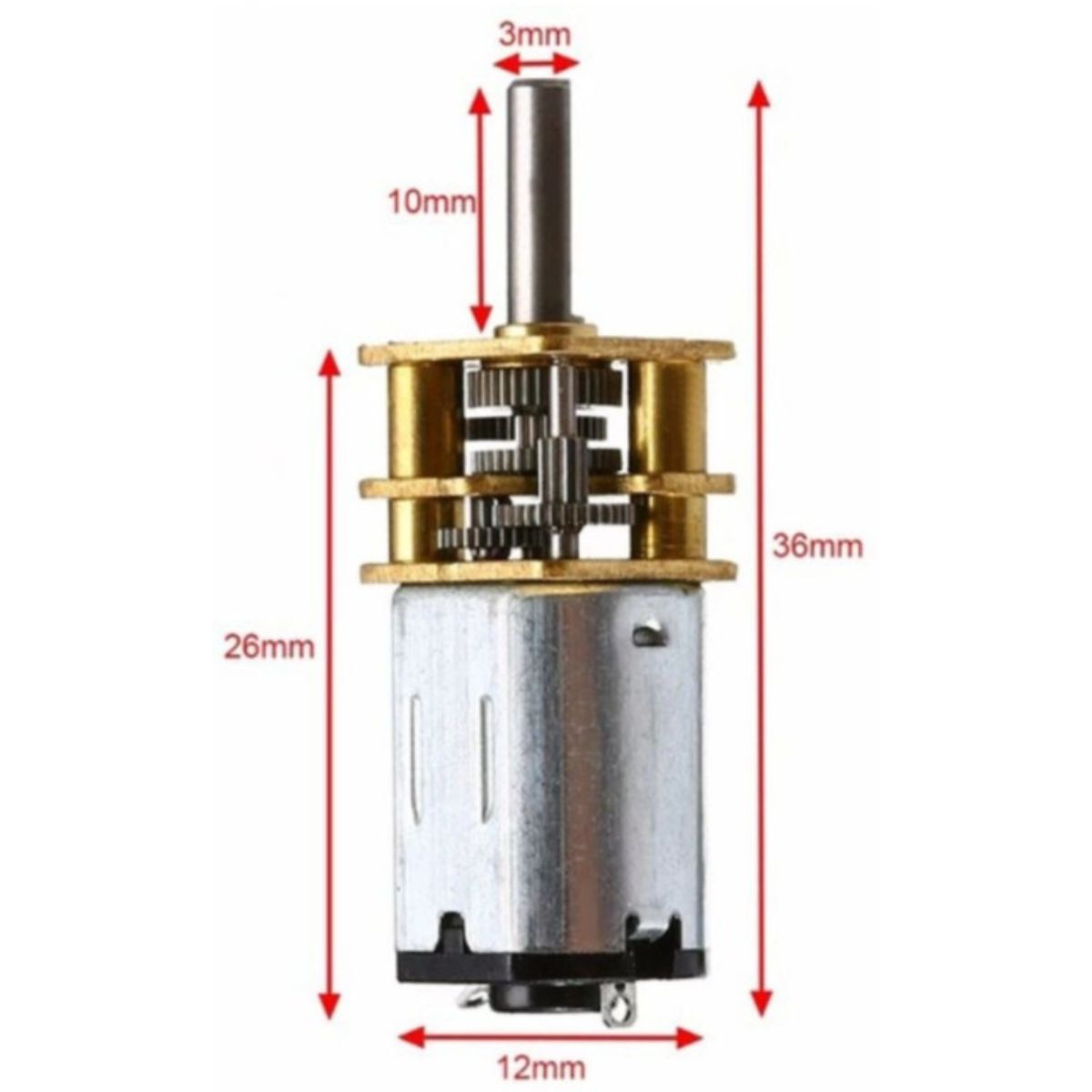 Động cơ giảm tốc 3-6V N20